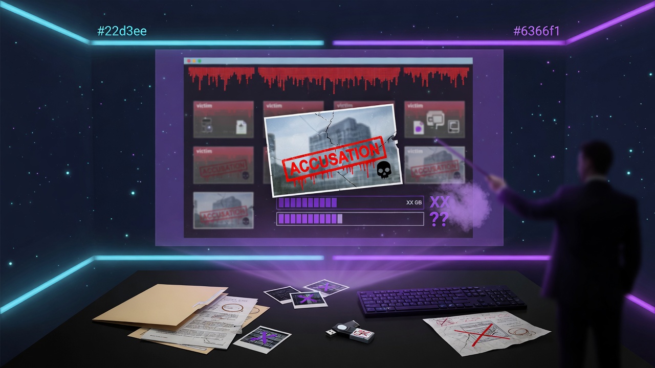 What a ransomware leak-site listing actually establishes