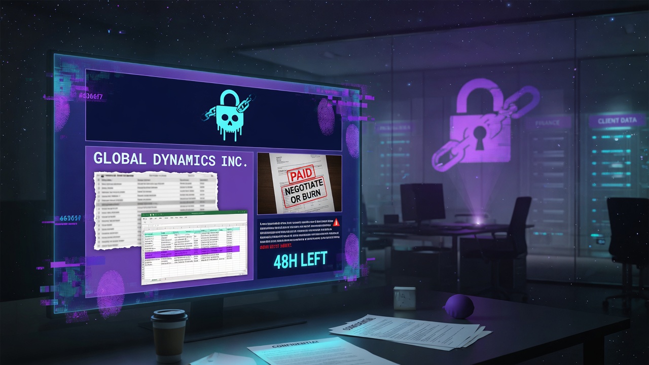 What a ransomware leak-site listing actually establishes