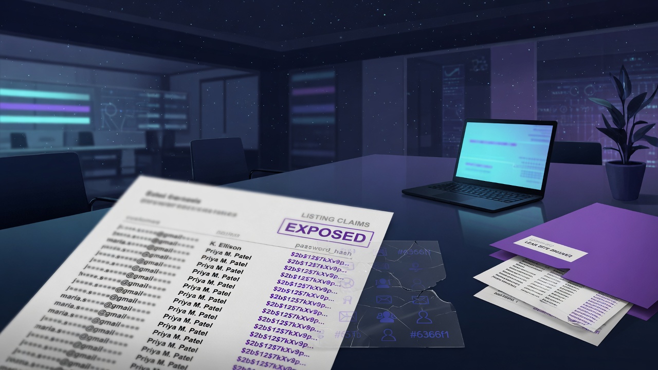 What the Listing Claims Was Exposed