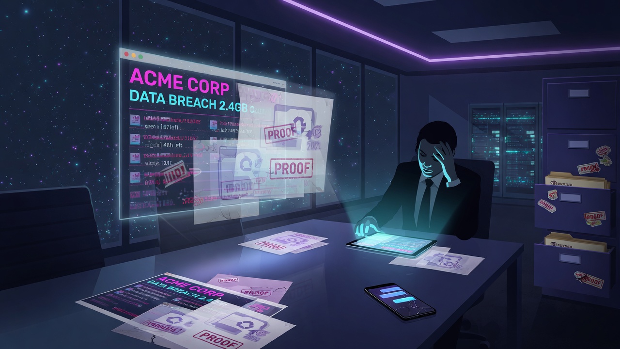 How Much Should You Believe a Ransomware Leak-Site Listing?