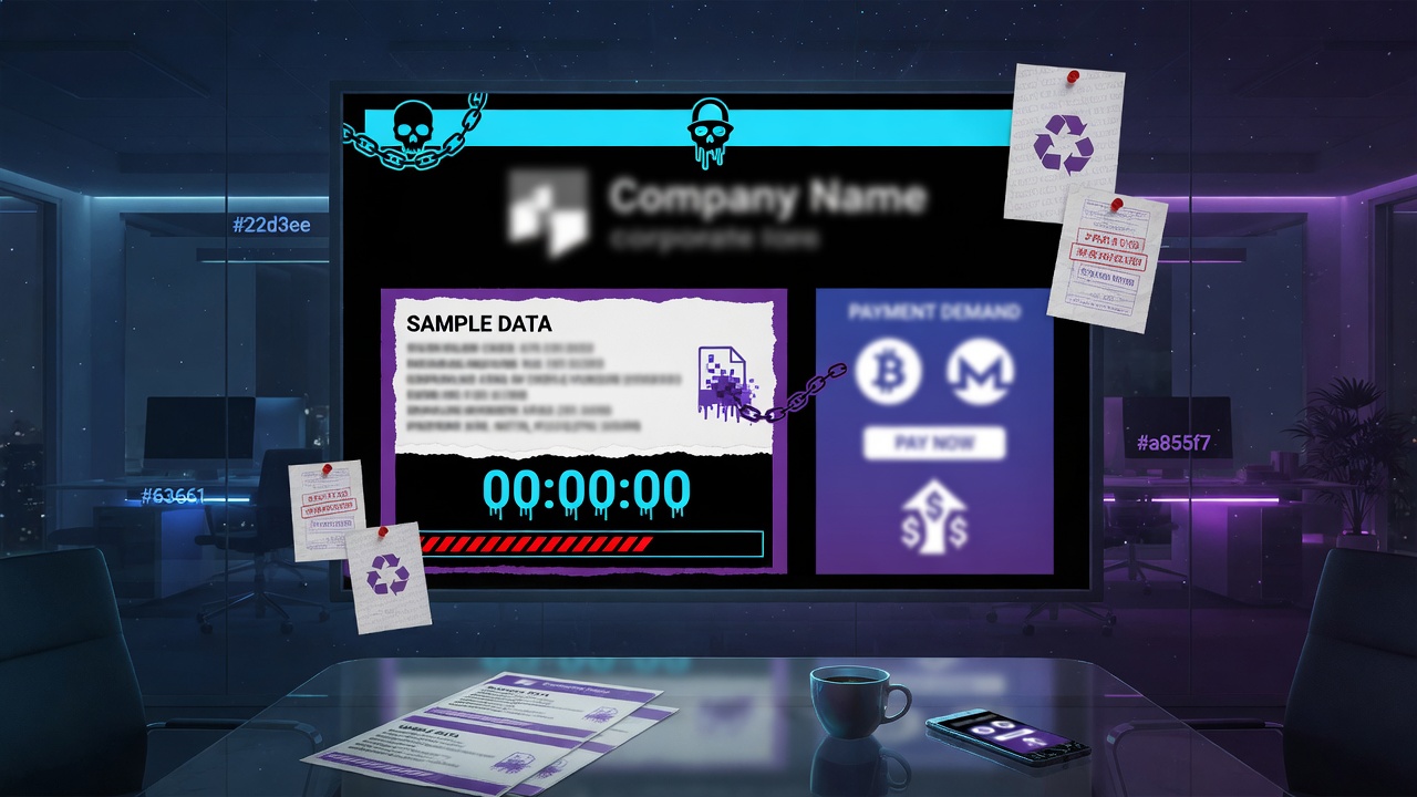What a Ransomware Leak-Site Listing Actually Establishes