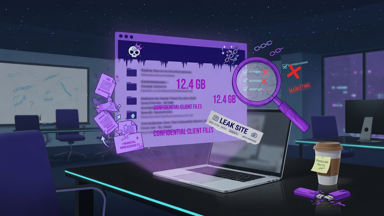 What a Ransomware Leak-Site Listing Does and Does Not Establish