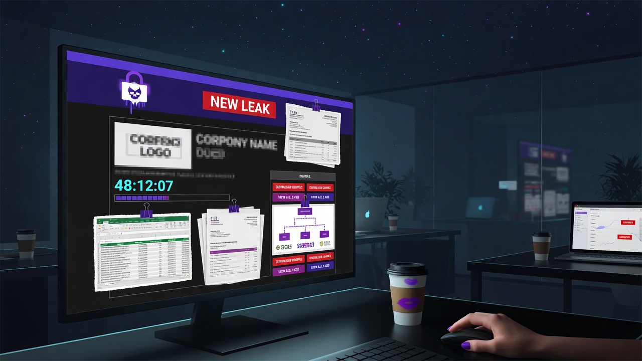 What a Ransomware Leak-Site Listing Actually Establishes