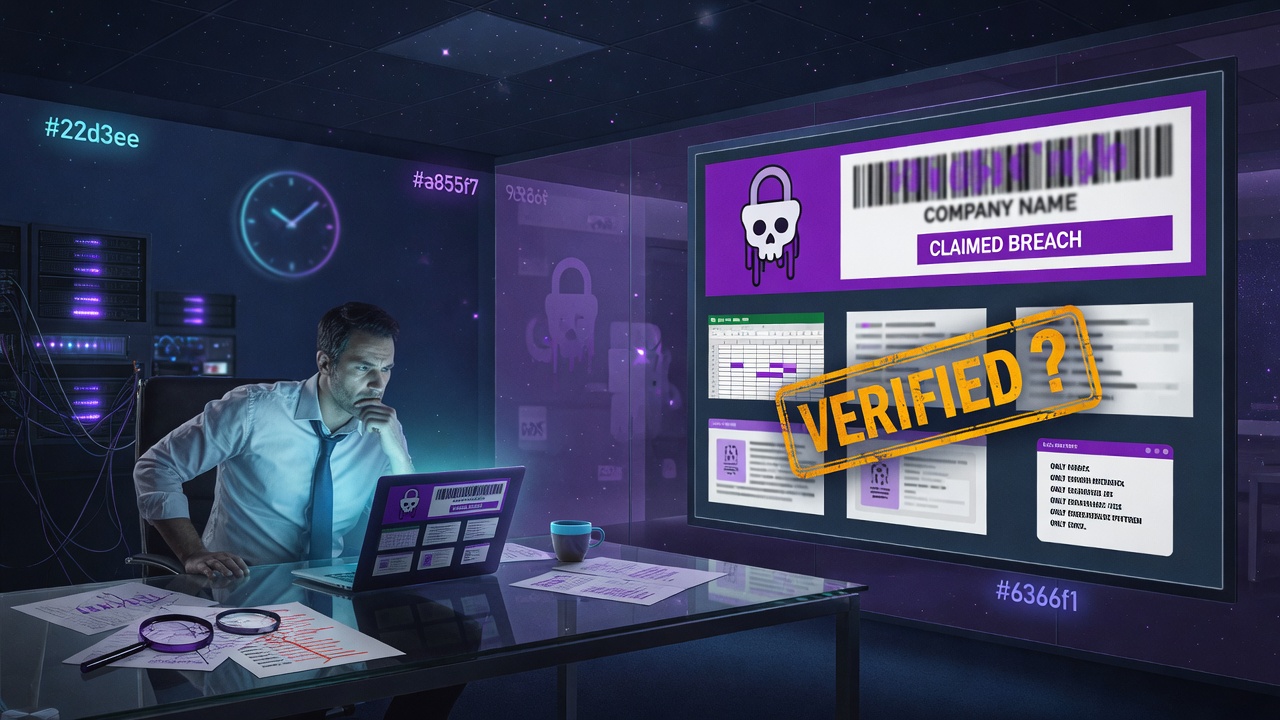 How Much Should You Believe a Leak-Site Listing