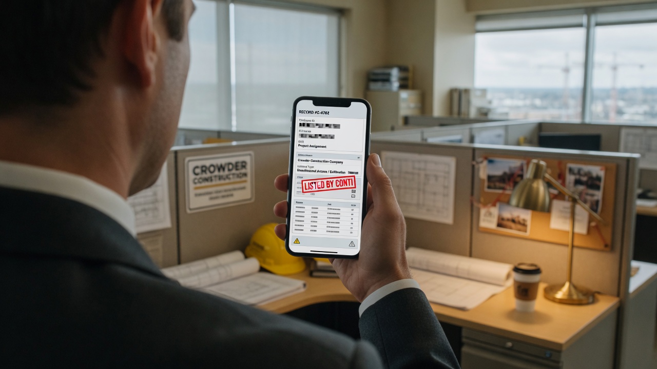 Crowder Construction Company Listed by conti Ransomware Group