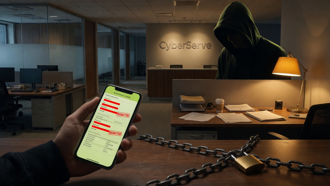 CyberServe Company Listed by Blackshadow Ransomware Group