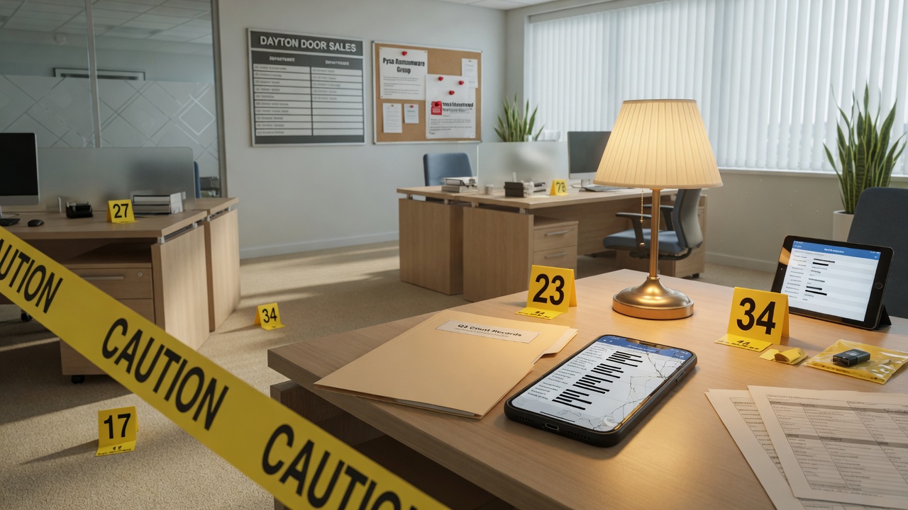 Dayton Door Sales Listed by pysa Ransomware Group