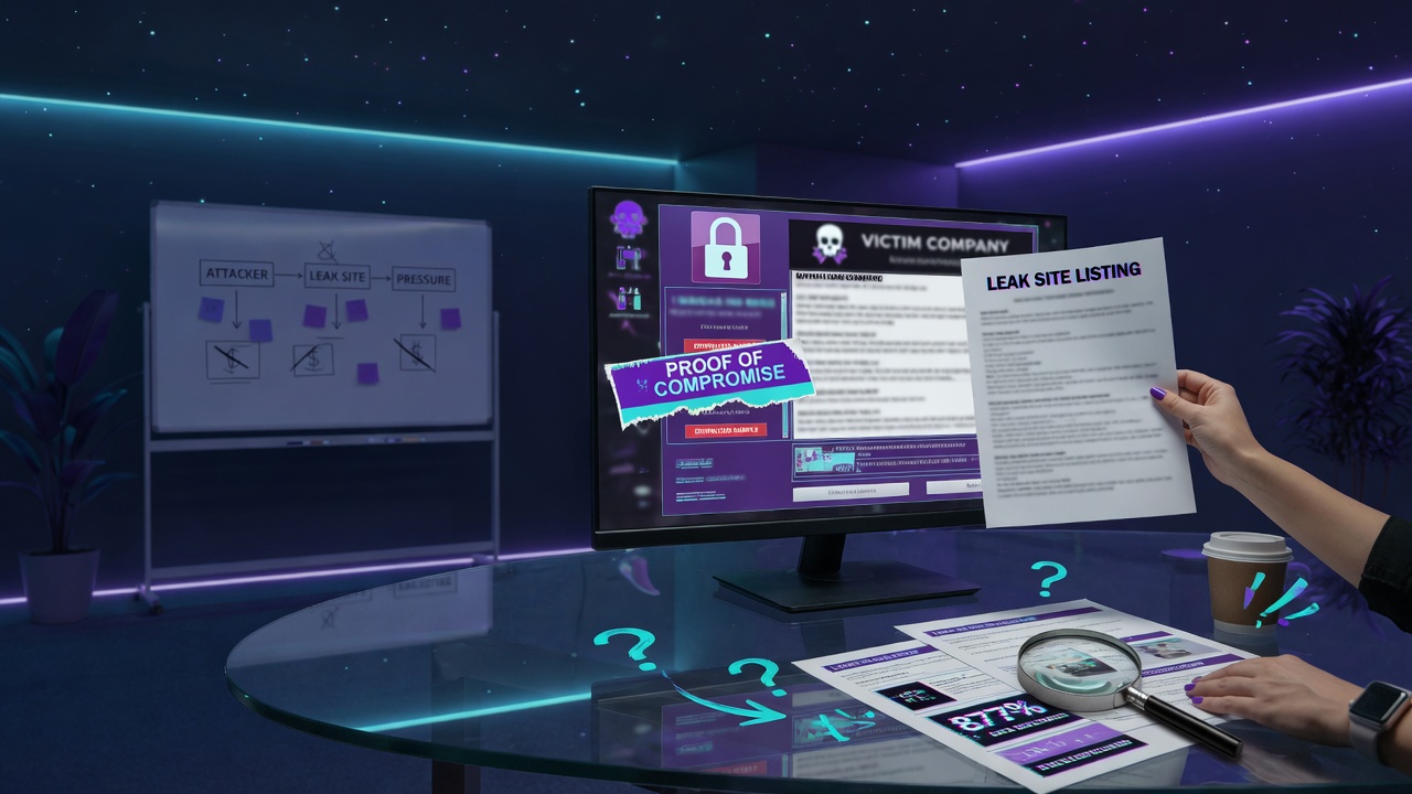 How Much Should You Believe a Ransomware Leak-Site Listing