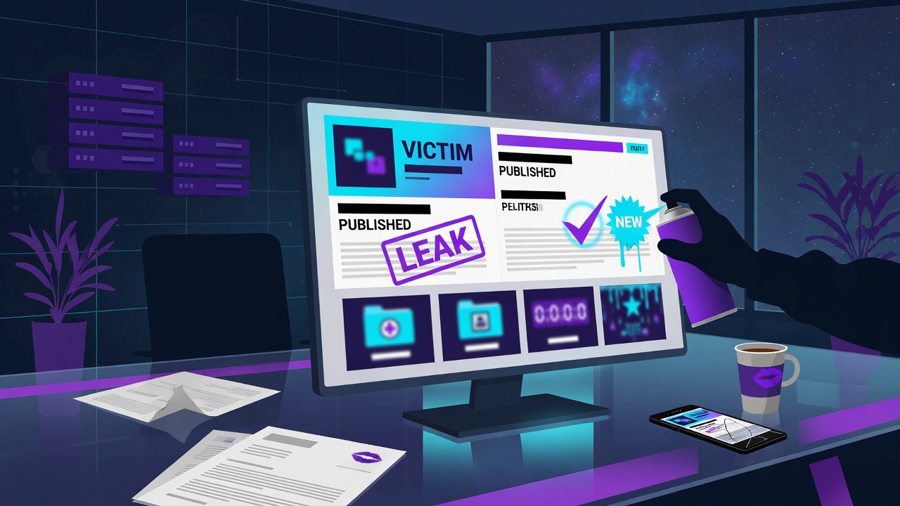 What a Leak-Site Listing Actually Establishes