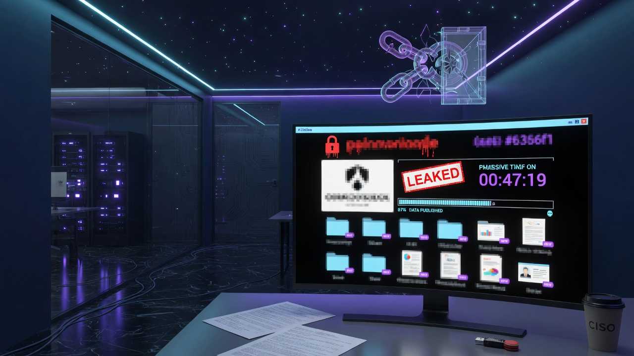 What a Ransomware Leak-Site Listing Actually Establishes
