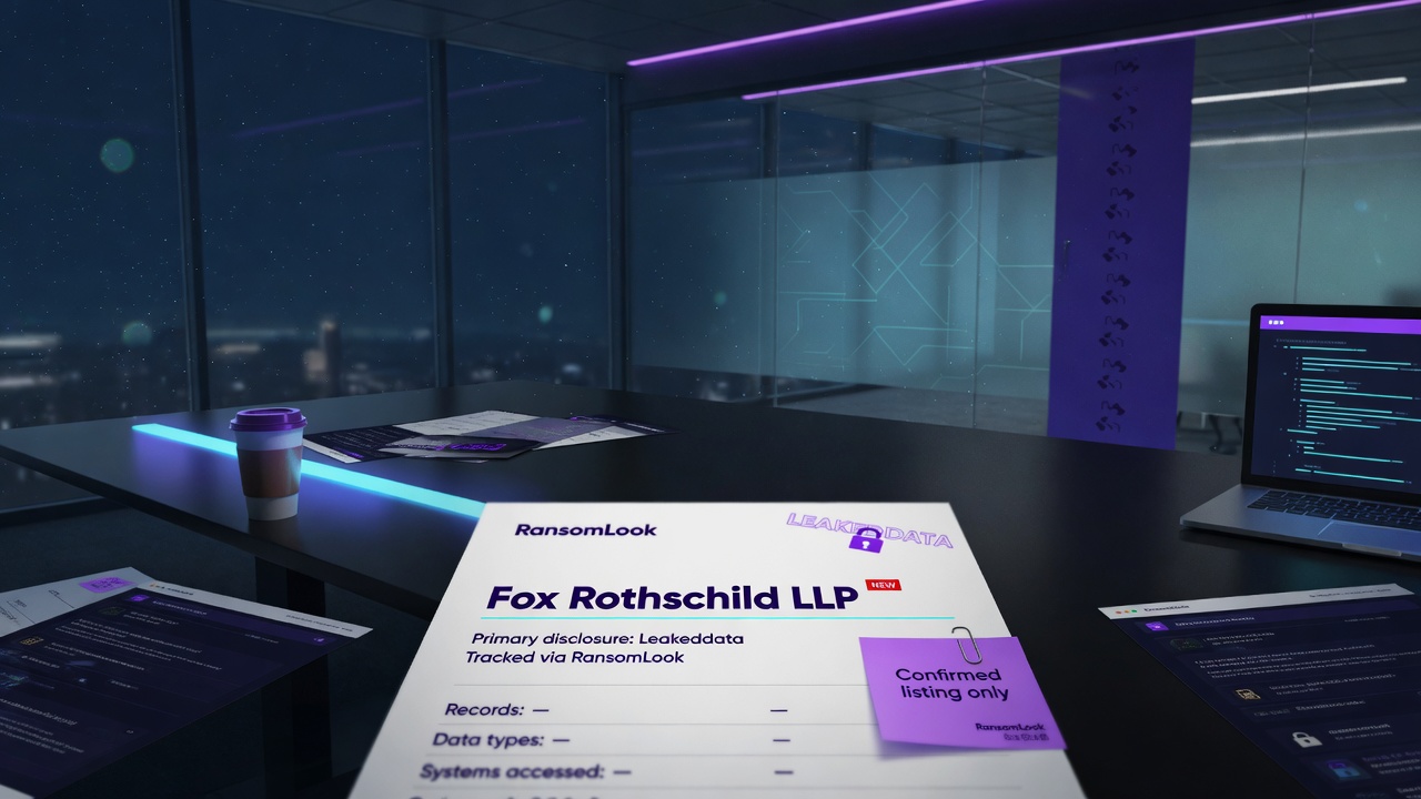 Details from the Leak-Site Listing