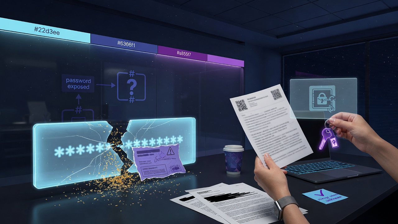 Your account credentials and what remains under your control