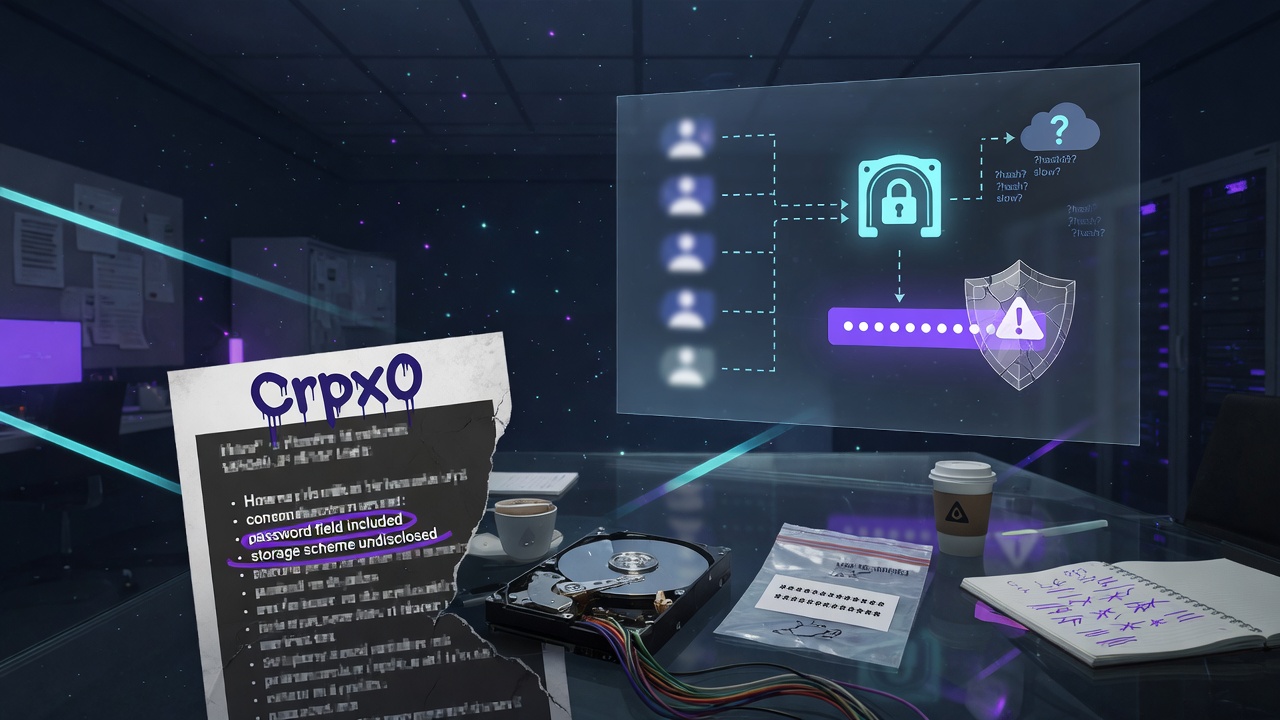 What the Crpx0 Listing Actually Claims About Your Data
