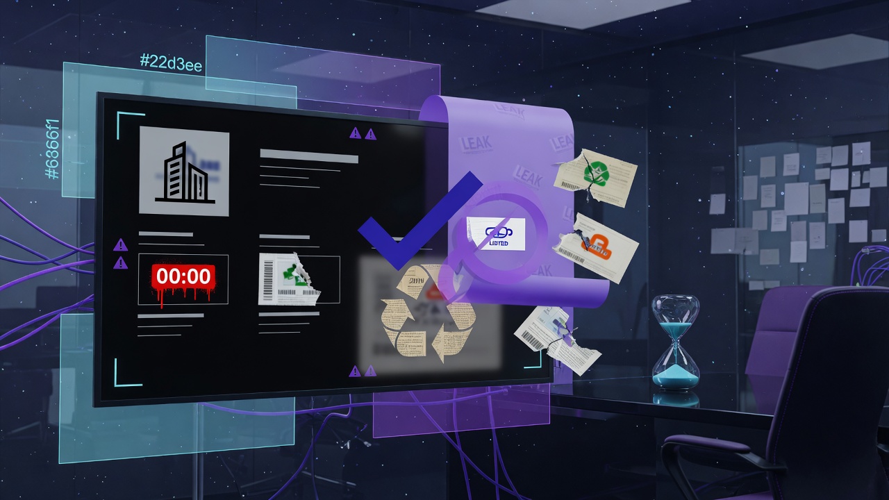 What a Leak-Site Listing Does and Does Not Establish
