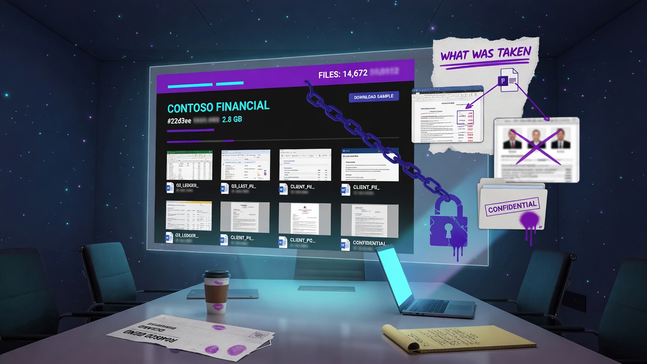 What a Leak-Site Listing Actually Establishes