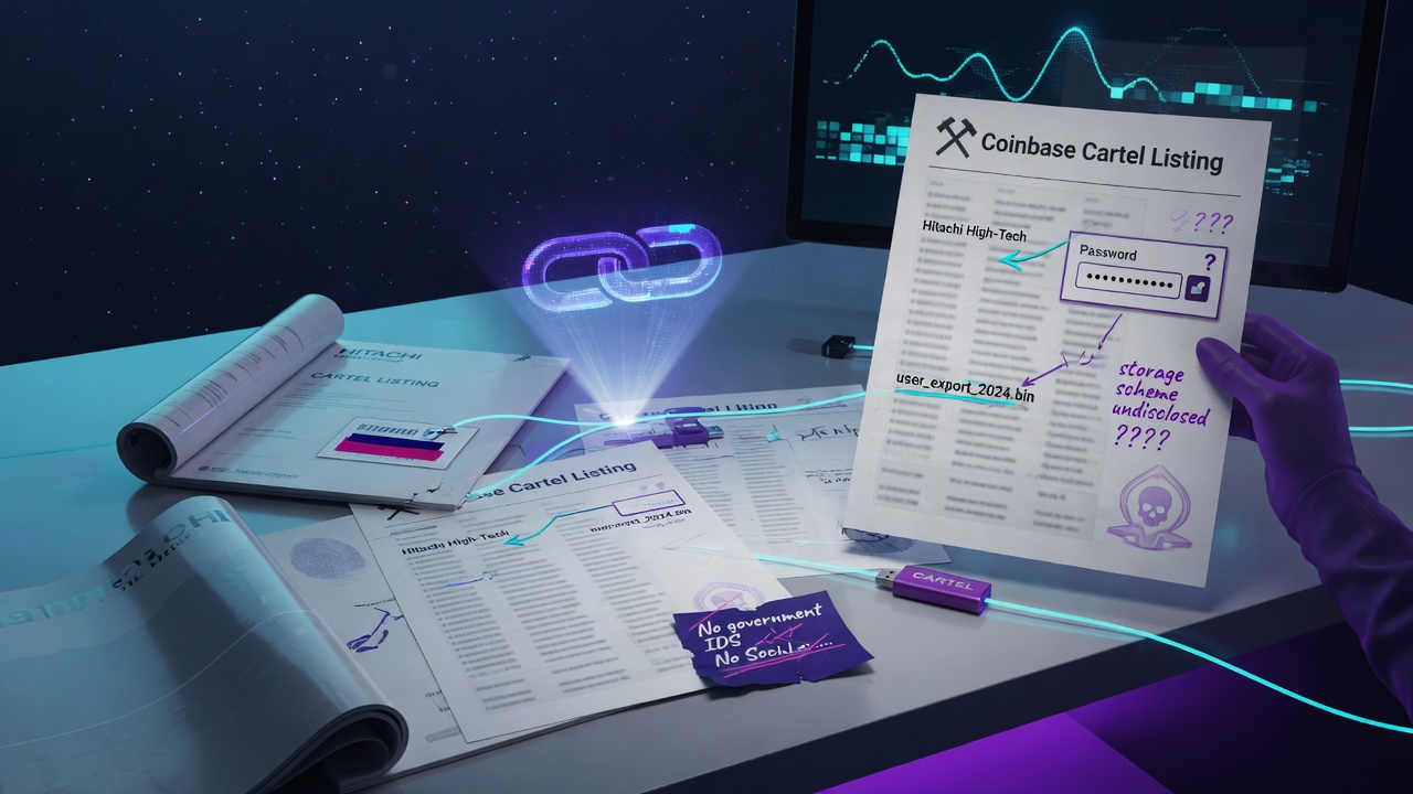 What the Coinbase Cartel Listing Actually Claims