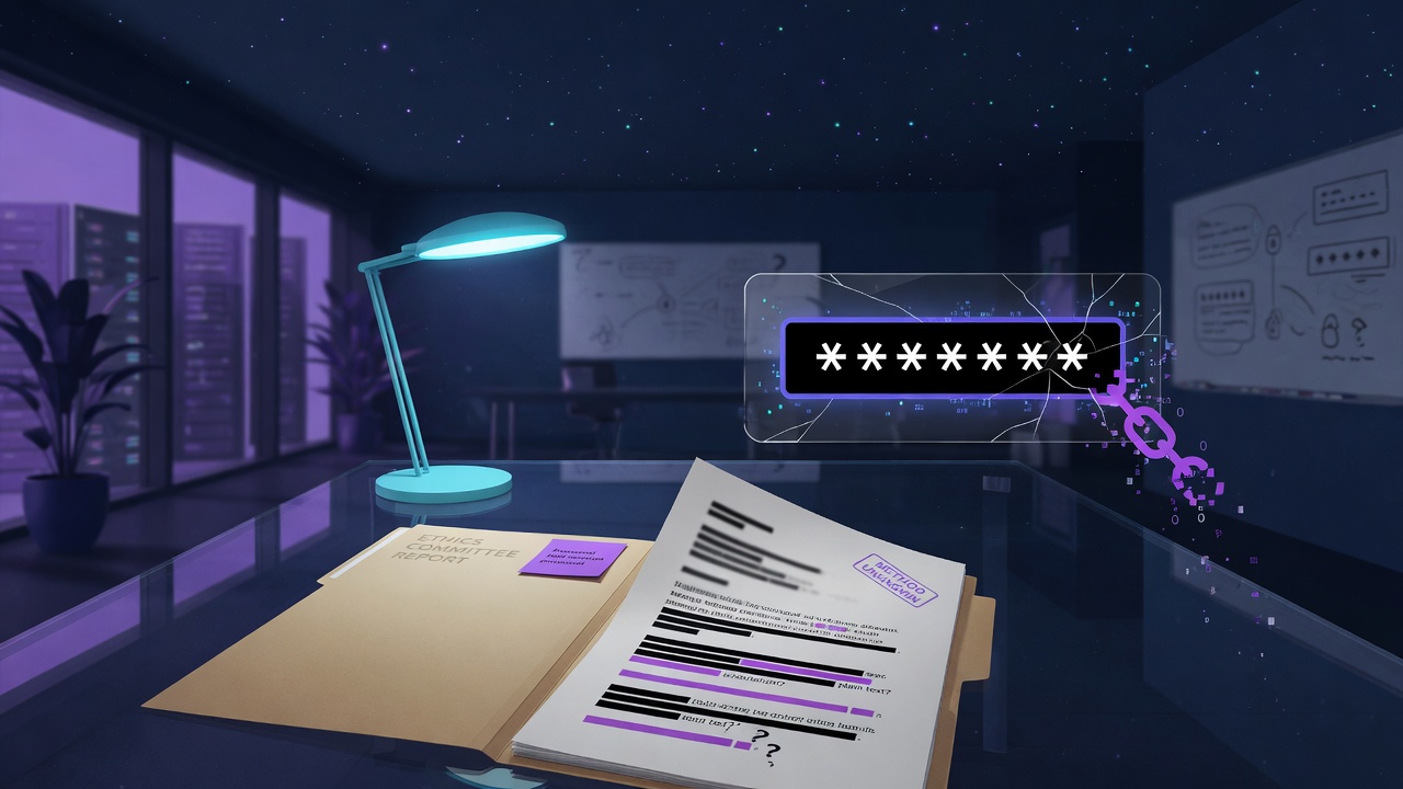 What the listing actually says about your password