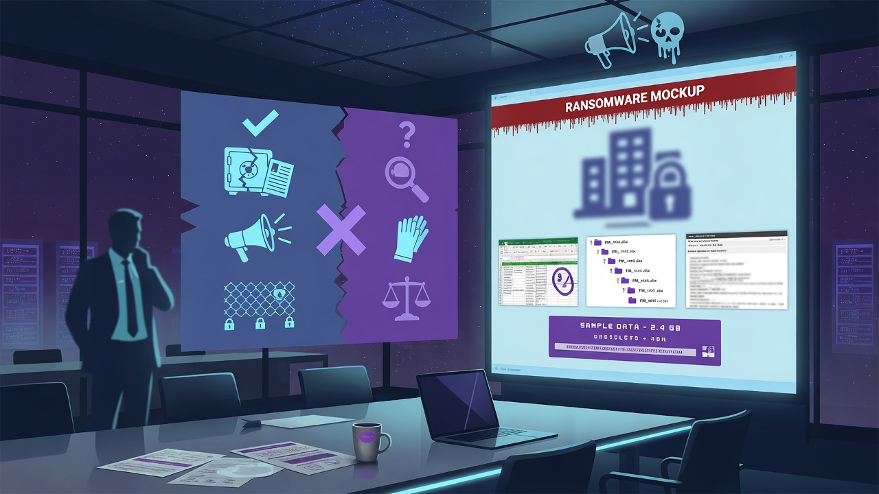 What a Leak-Site Listing Does and Does Not Establish