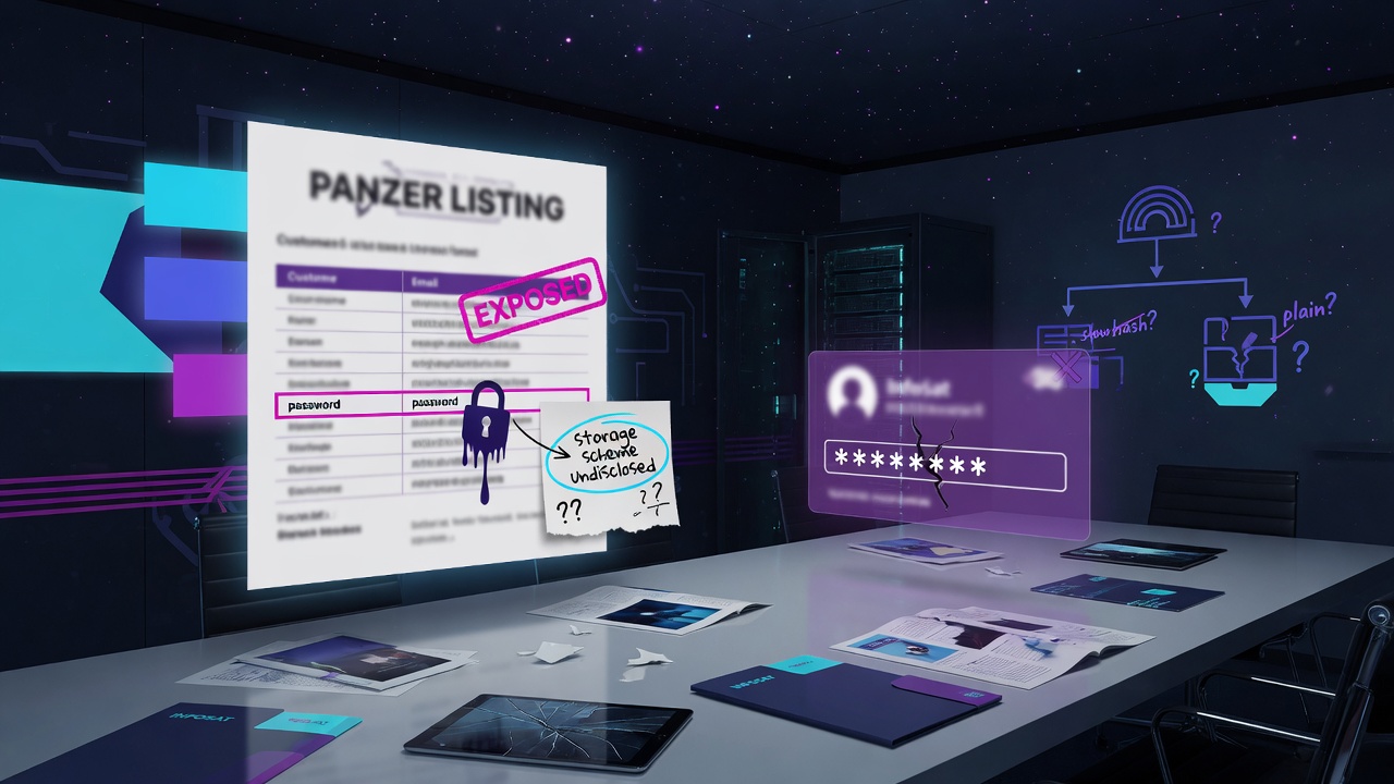 What the Panzer Listing Claims About Your Infosat Account