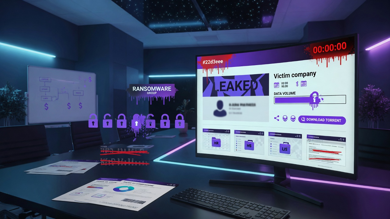 What a Ransomware Leak-Site Listing Actually Establishes