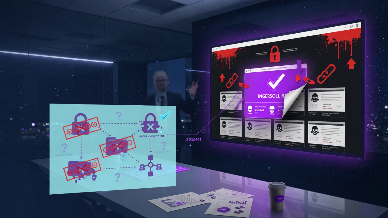 What a Ransomware Leak-Site Listing Does and Does Not Establish