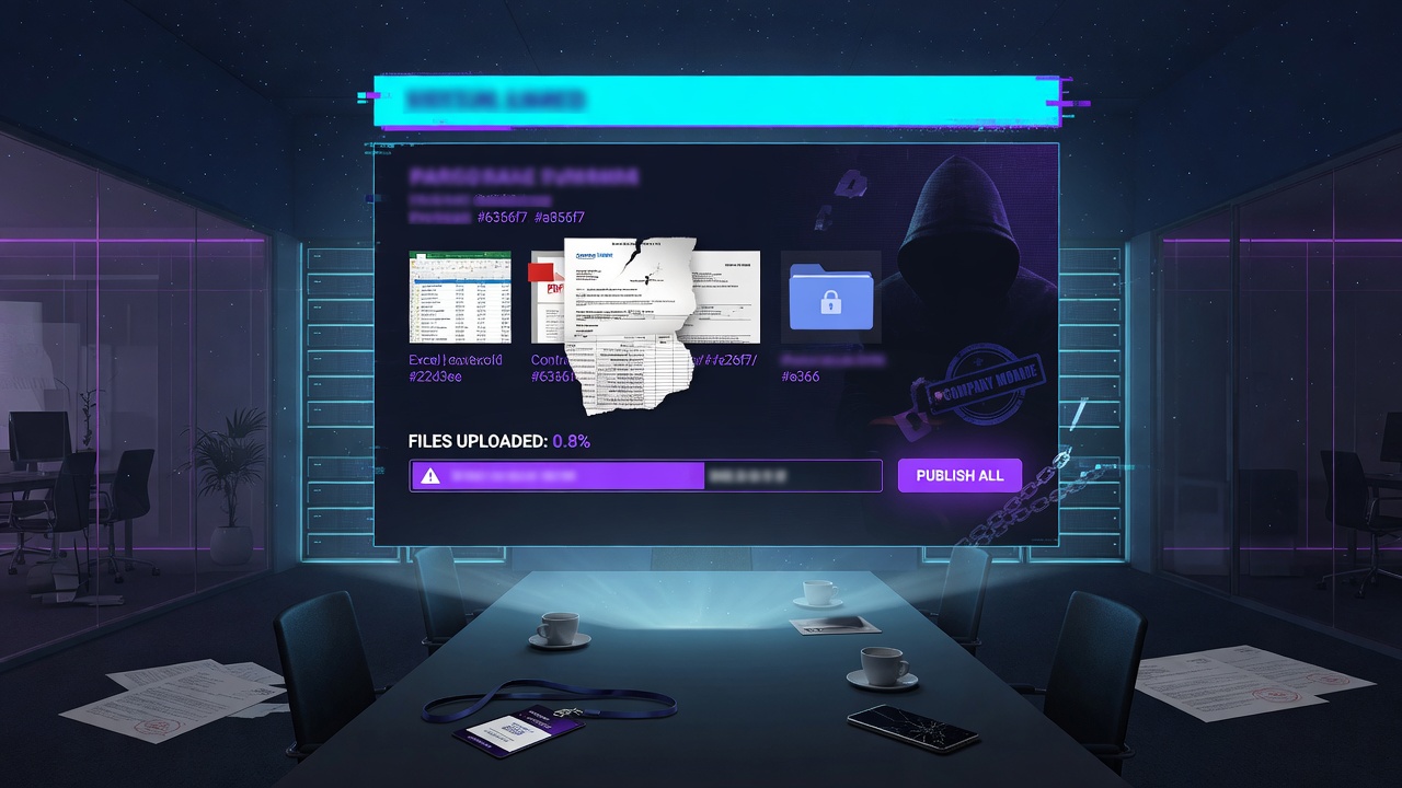 What a ransomware leak-site listing actually establishes