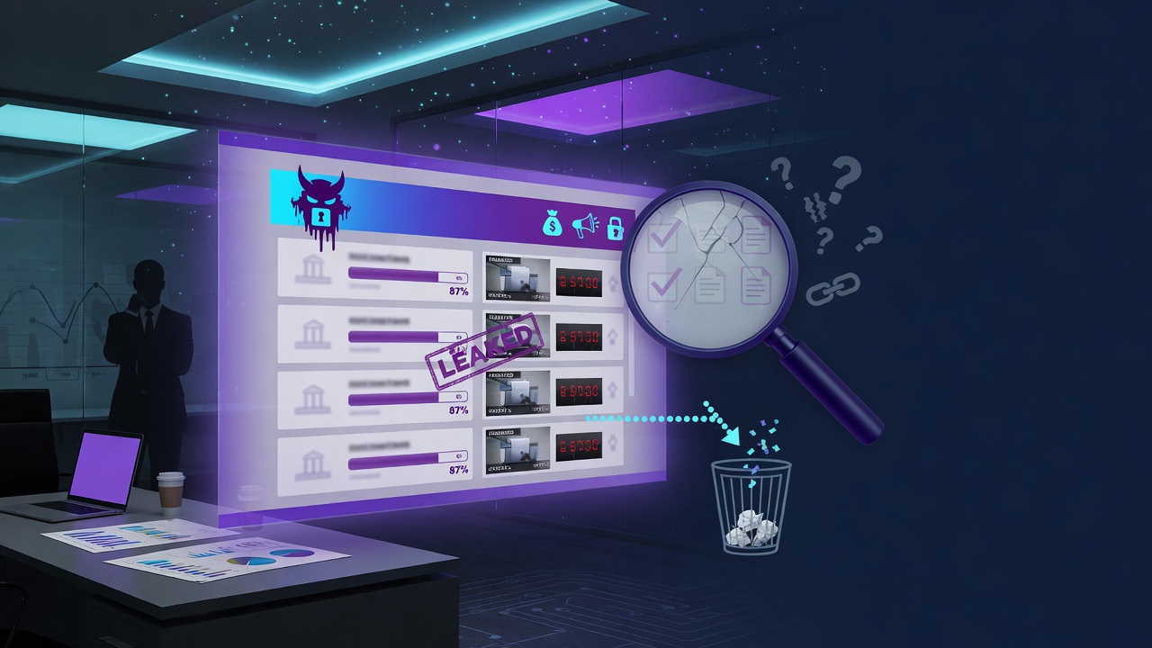 What a Leak-Site Listing Does and Does Not Establish
