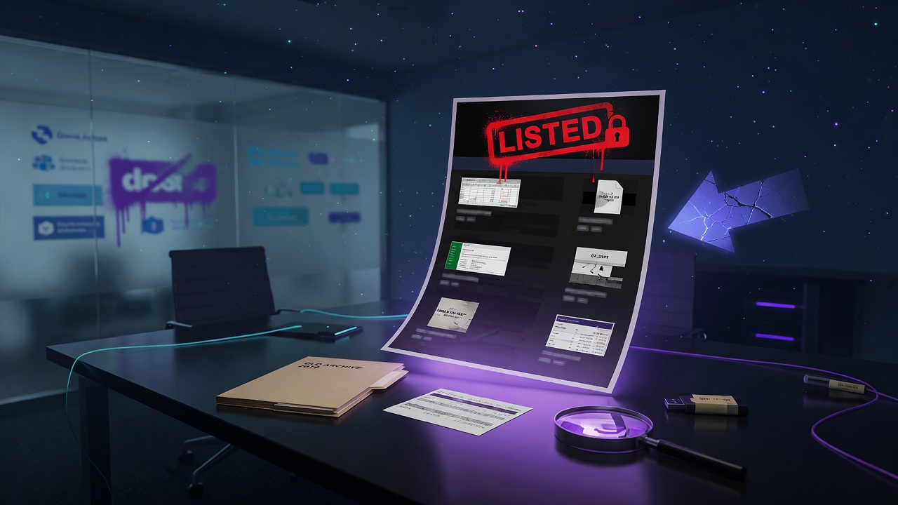 What a Ransomware Leak-Site Listing Actually Establishes