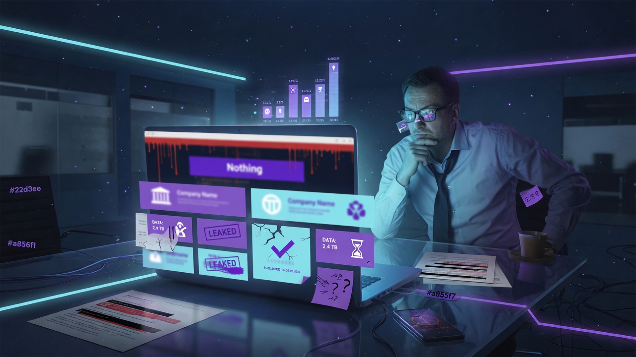 How much should you believe a ransomware leak-site listing