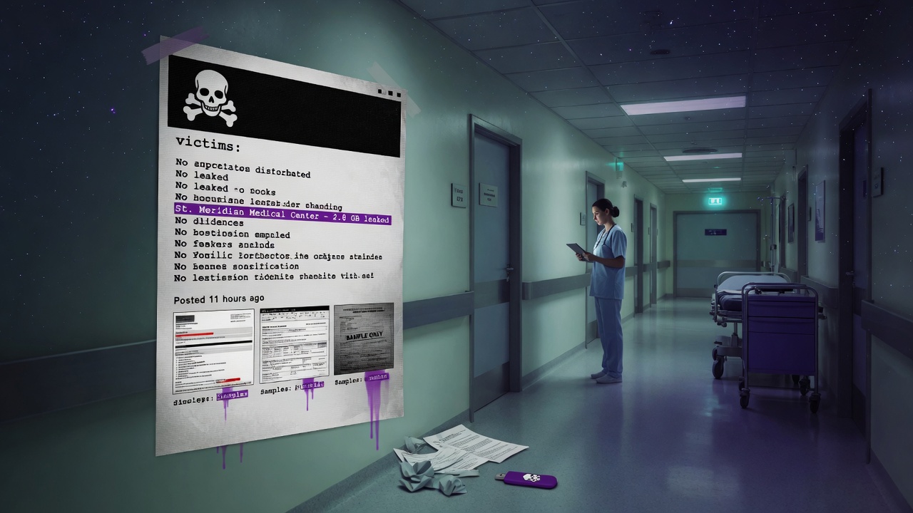 What a Ransomware Leak-Site Listing Actually Establishes