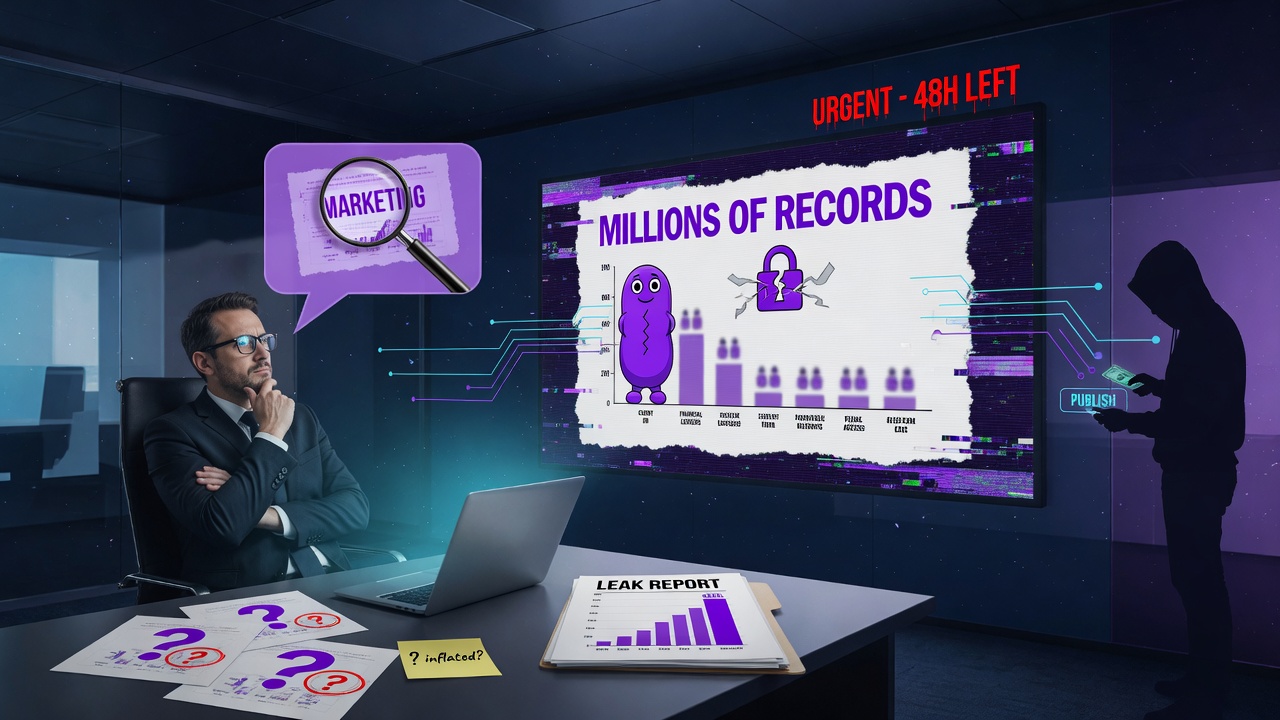 How Much Should You Believe a Leak-Site Listing?