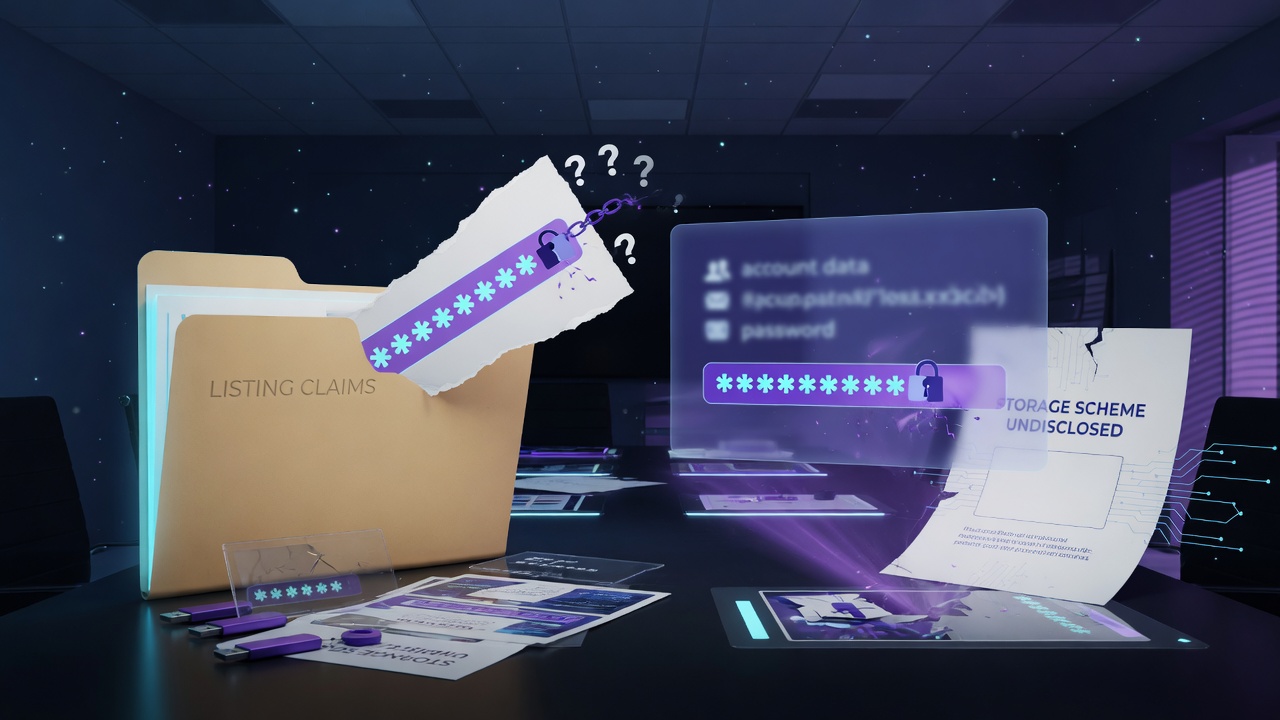 What the Listing Claims About Your Account Data