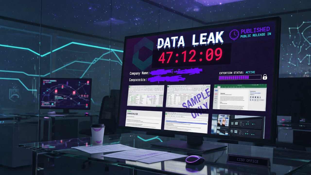 What a Leak-Site Listing Actually Establishes