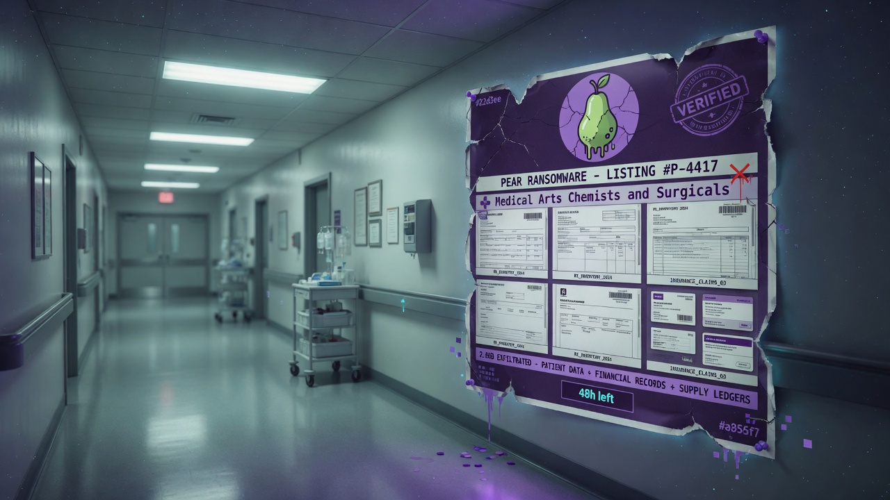 What the Pear Ransomware Listing Actually Claims