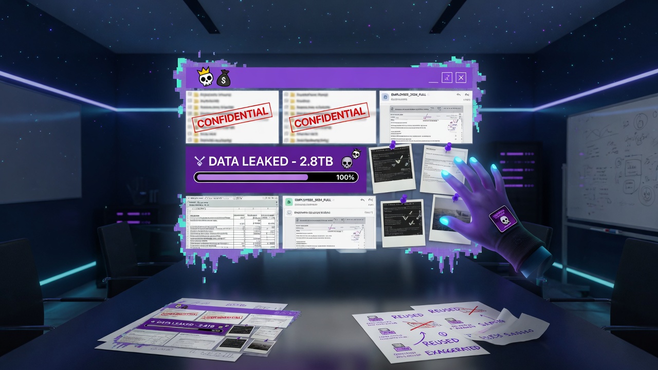What a ransomware leak-site listing actually establishes
