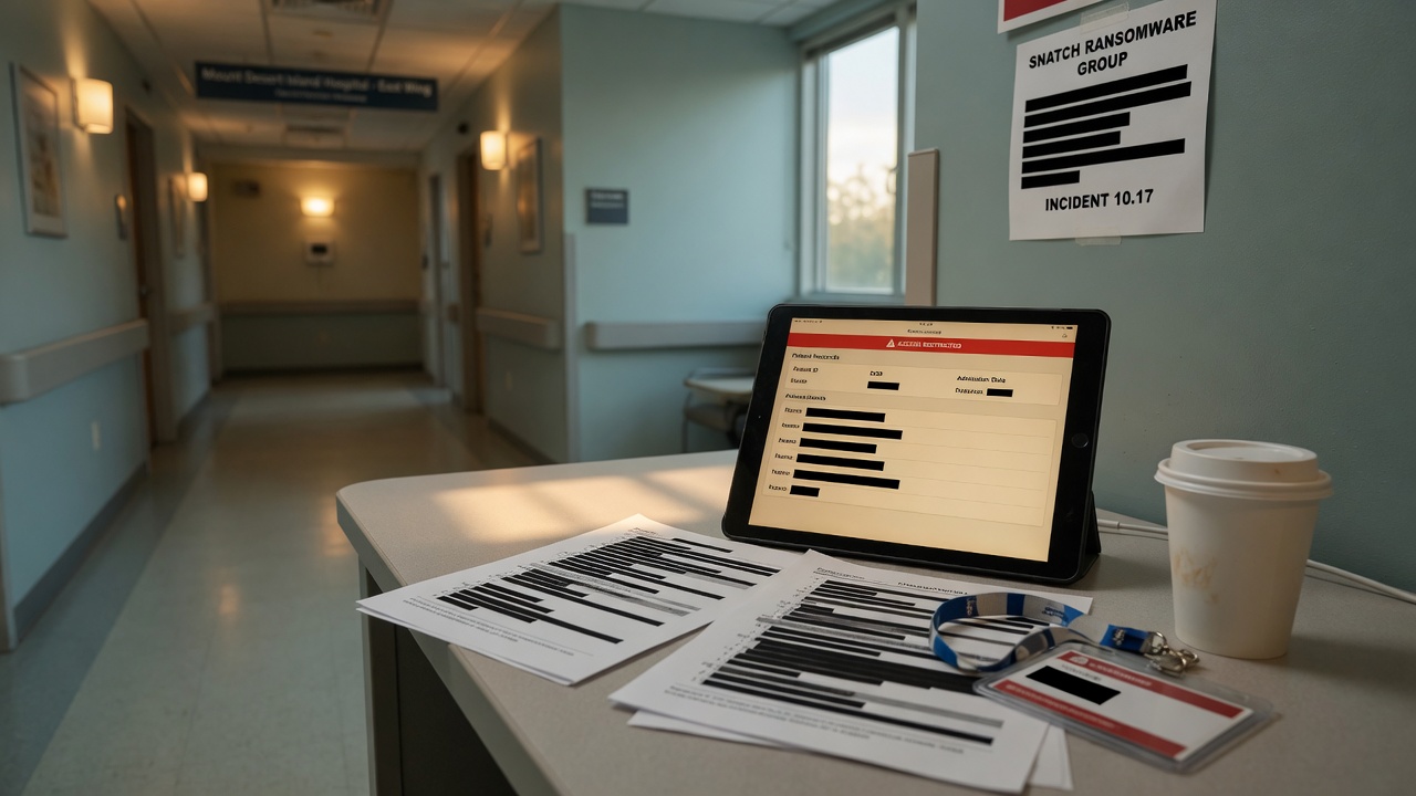 Mount Desert Island Hospital Listed by snatch Ransomware Group