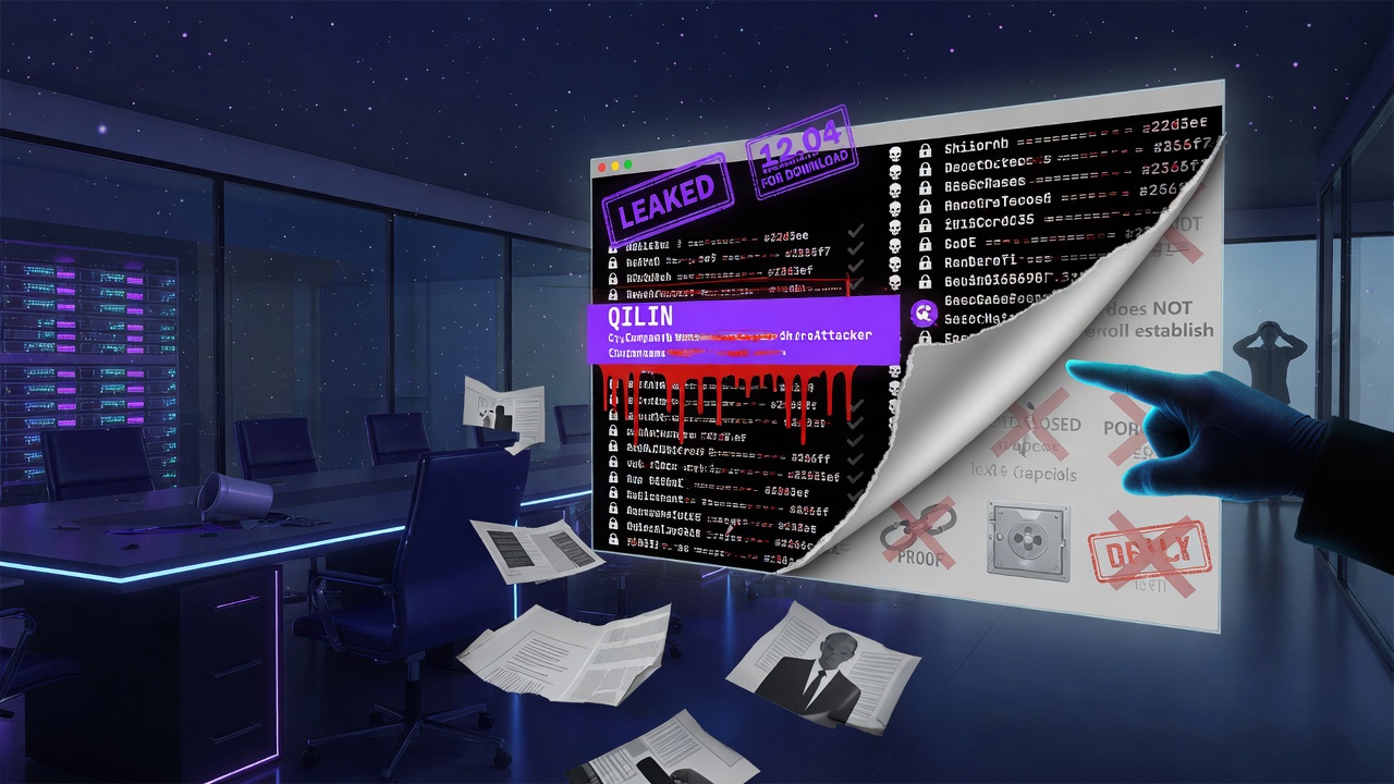 What a Ransomware Leak-Site Listing Does and Does Not Establish