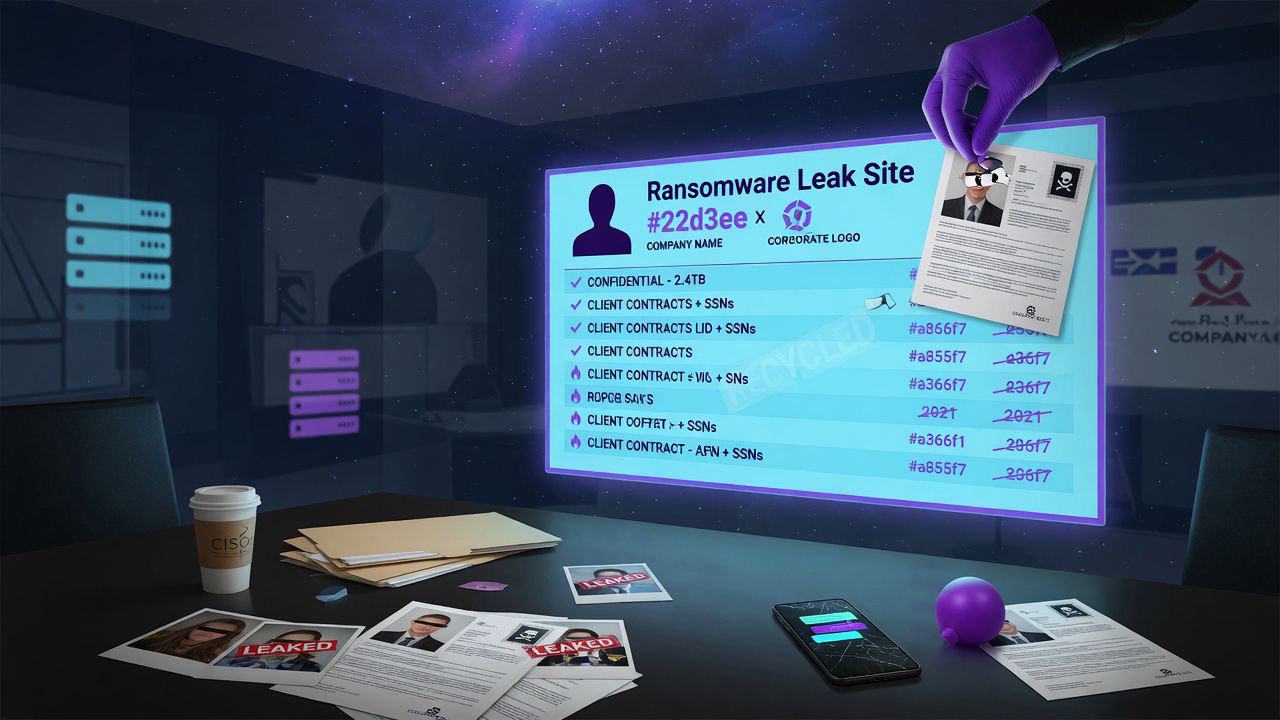 What a Leak-Site Listing Actually Establishes