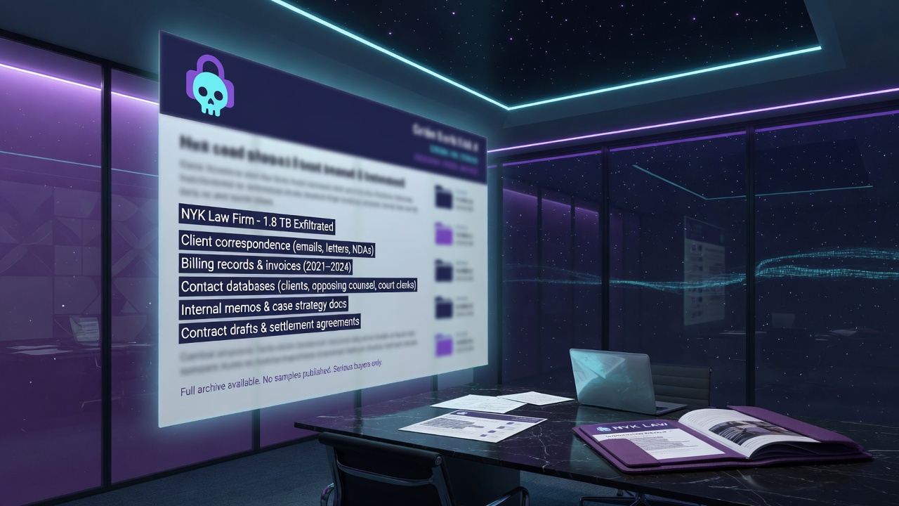 What the Inc Ransom Listing Actually Claims