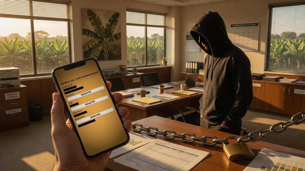 Plantaciones de PlÃ¡tano Listed by pysa Ransomware Group