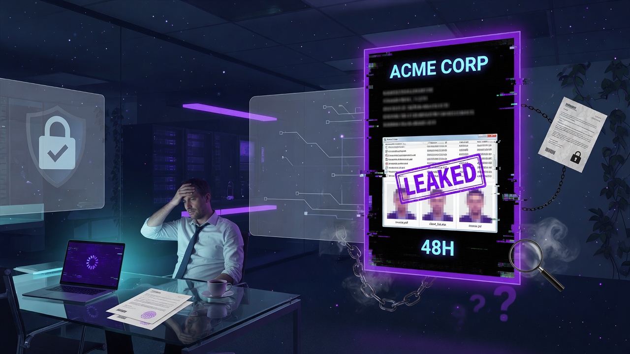 What a Ransomware Leak-Site Listing Does and Does Not Establish
