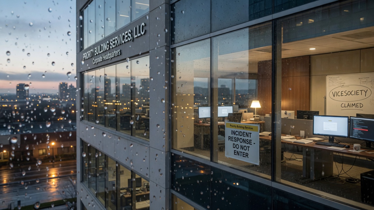 Priority Building Services, LLC Listed by vicesociety Ransomware Group
