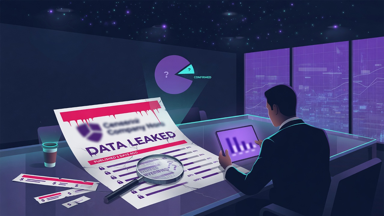 How Much Should You Believe a Leak-Site Listing?