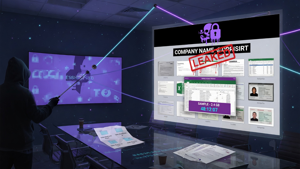 What a Leak-Site Listing Actually Establishes