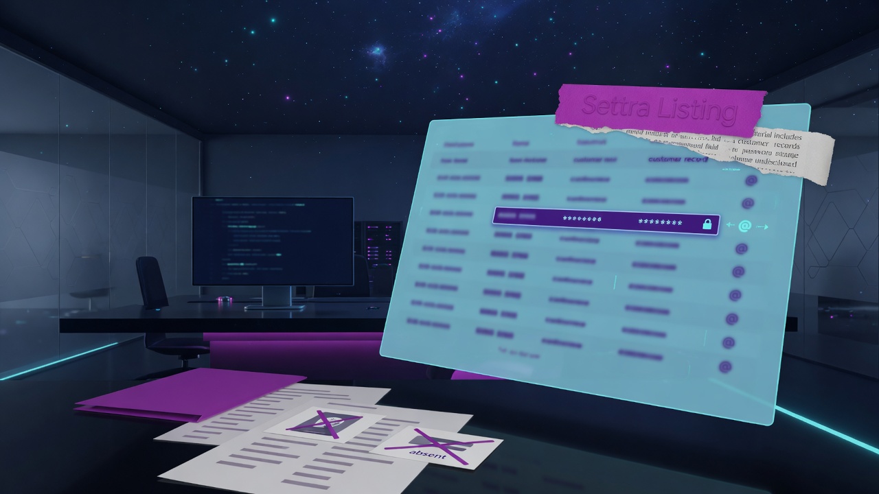 What the Settra Listing Claims About Your Data