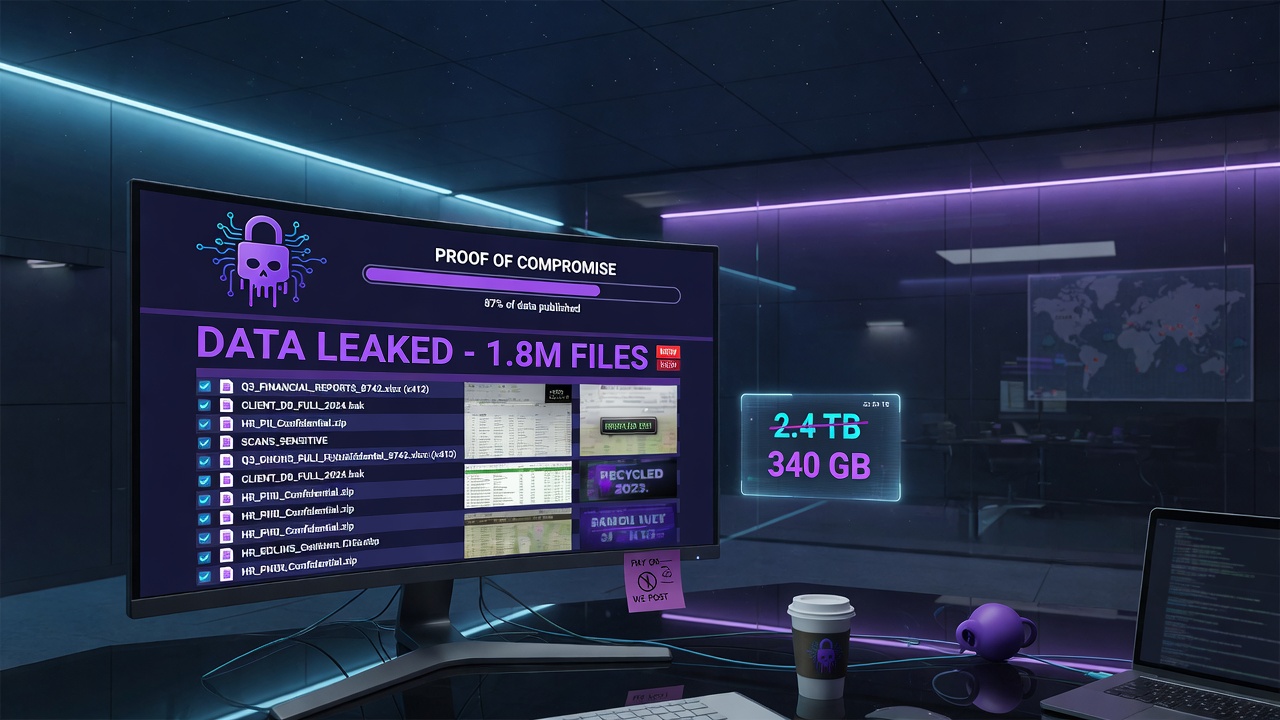 What a Ransomware Leak-Site Listing Actually Establishes