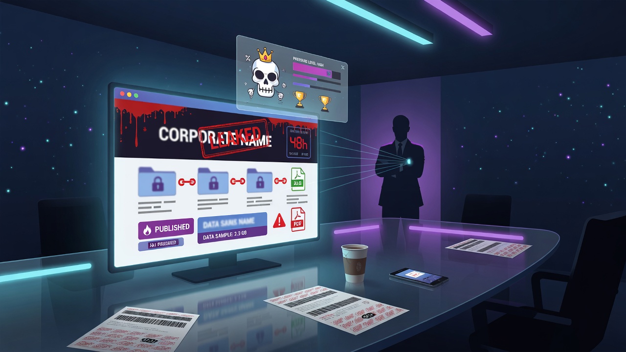 What a Ransomware Leak-Site Listing Actually Establishes