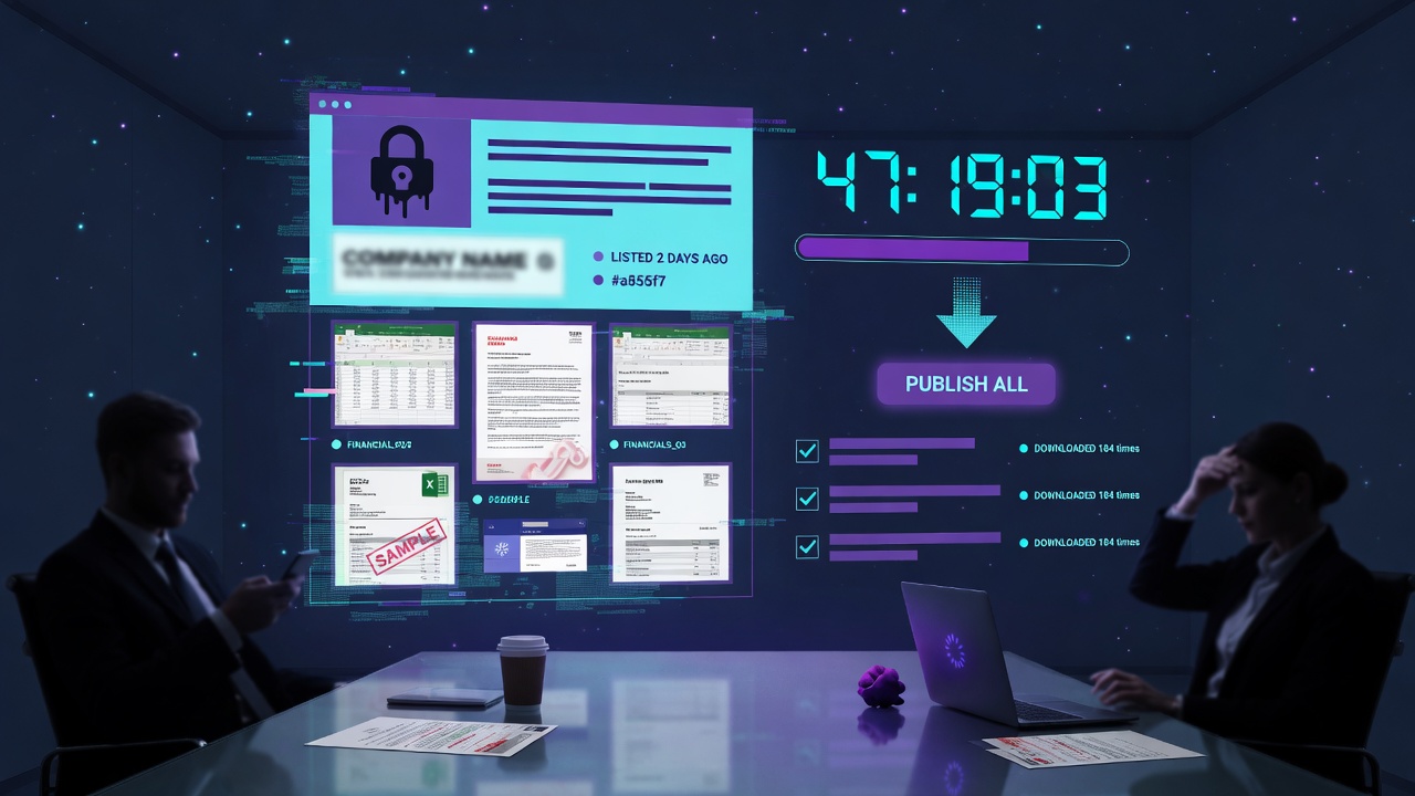 What a Ransomware Leak-Site Listing Does and Does Not Establish