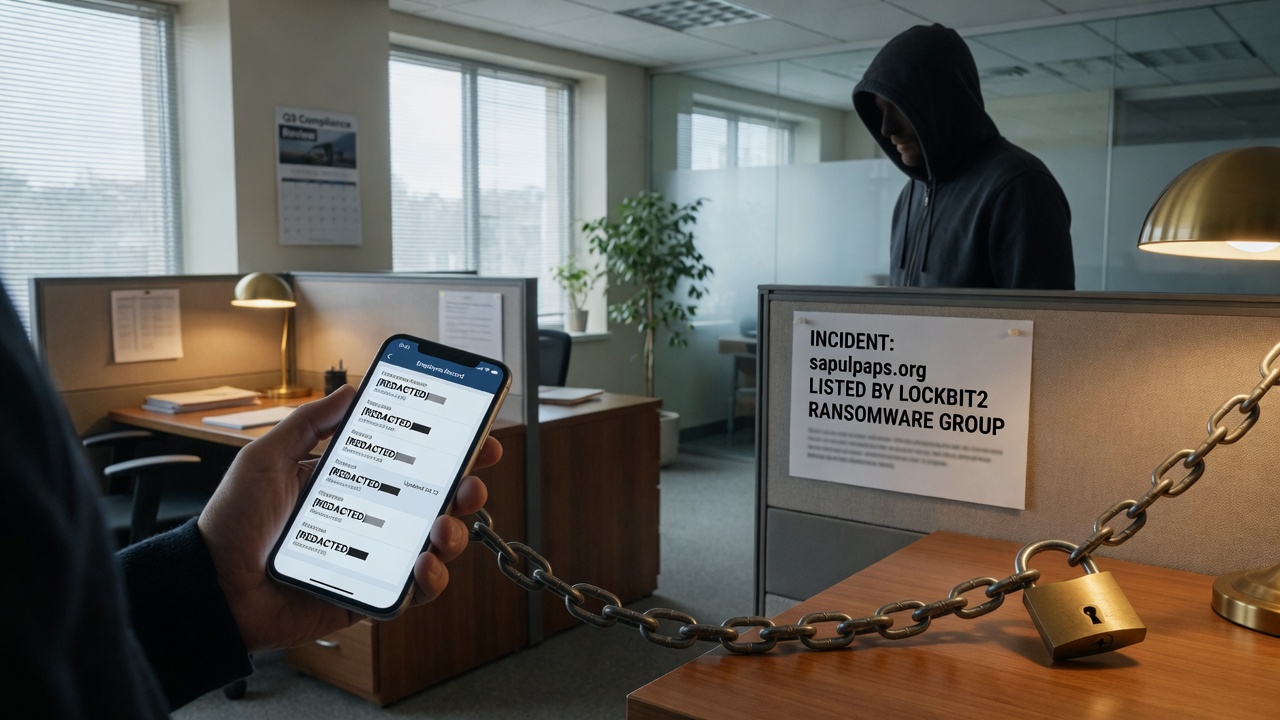 sapulpaps.org Listed by lockbit2 Ransomware Group