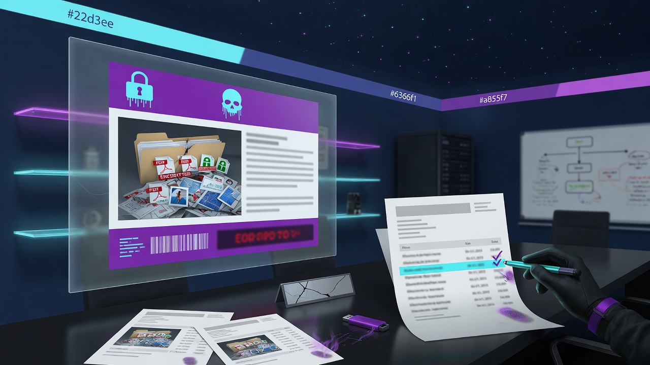 What a Leak-Site Listing Actually Establishes